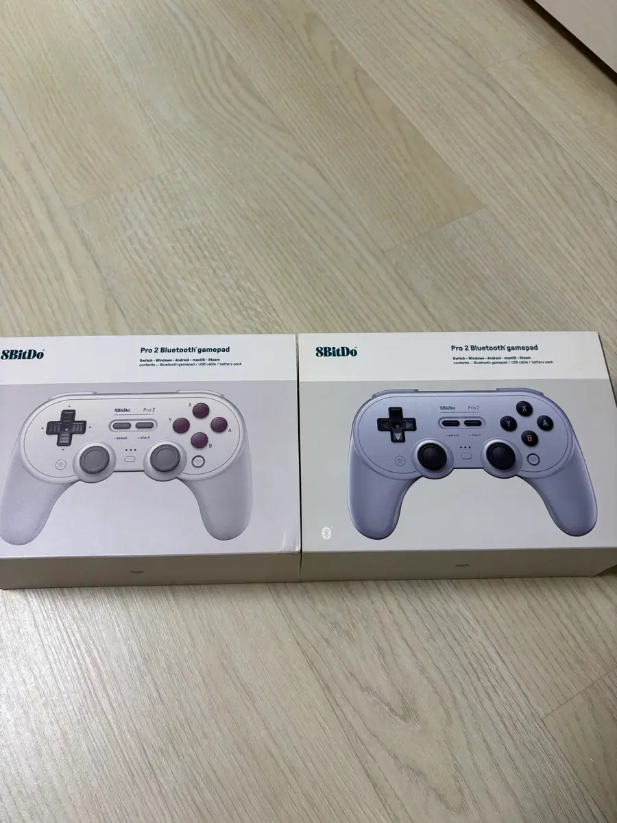 8BitDo Pro2 블루투스 게임패드 베이지/그레이