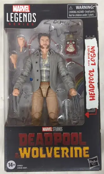 HASBRO (액션 피규어) 데드풀 & 울버린 헤드풀 WITH 로건 6인치