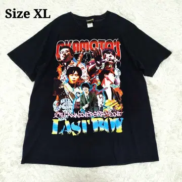 OKAMOTO'S 무도관 한정판 T셔츠 XL 프린트 10th 반팔