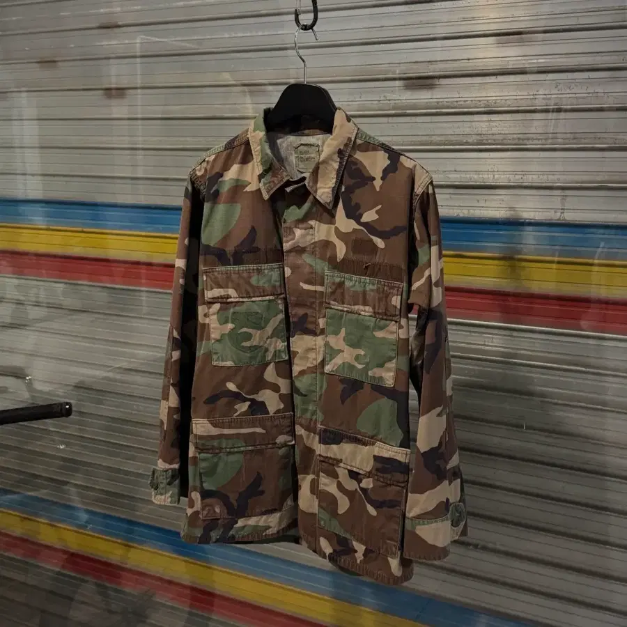 US 우드랜드 카모 BDU 재킷