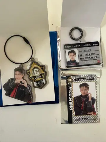 HAYATO 아크릴 키링 학생증풍 키링 카드 세트