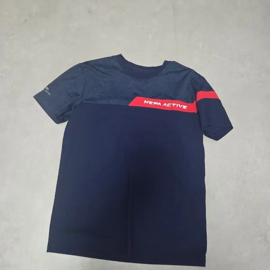 NEPA ACTIVE 네이비 남성 반팔티 100M