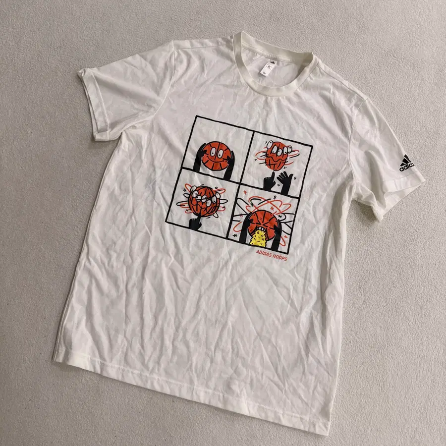 XL 아디다스 농구 반팔 티 0710T