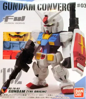 BANDAI FW GUNDAM CONVERGE #03 RX-78-2 건담 오리진 버전 132