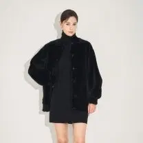 마인 램스퍼 리버서블 블루종 크림