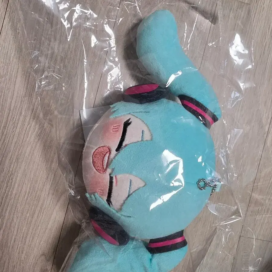 미쿠 페이스 봉제인형키링