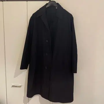 [ 유니클로U ] L 블랙 스텐카라 코트