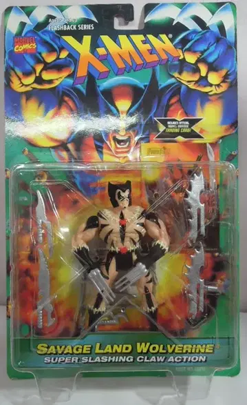 TOYBIZ 플래시백 새비지 랜드 울버린 5인치