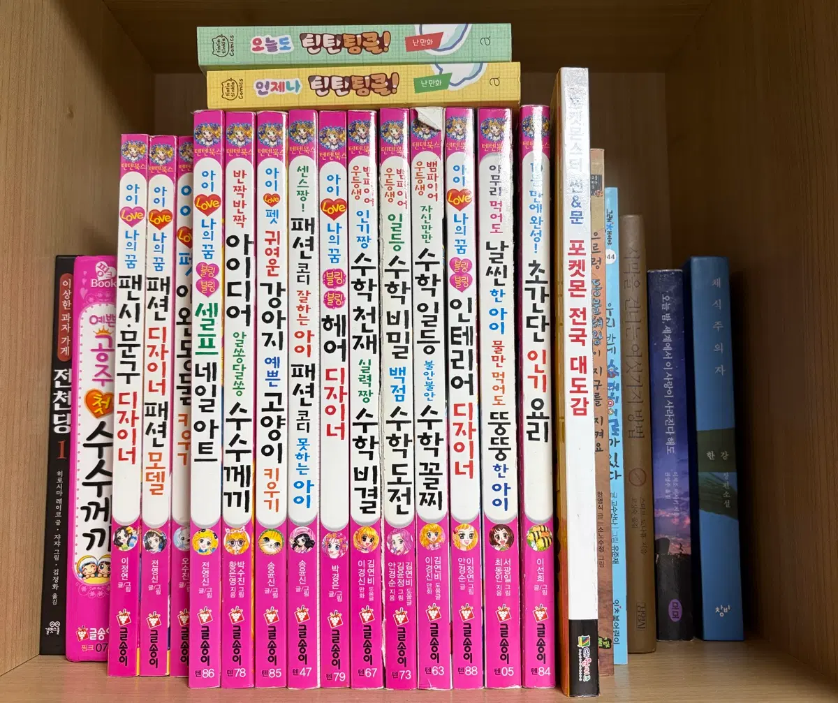 어린이 만화책 여러권 + 소설책 (처분)