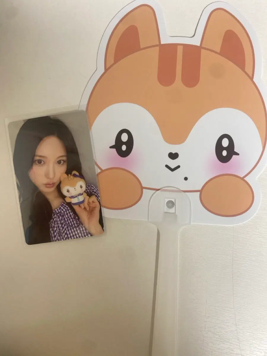아이브 미니브 팝업 포카,부채(가을)
