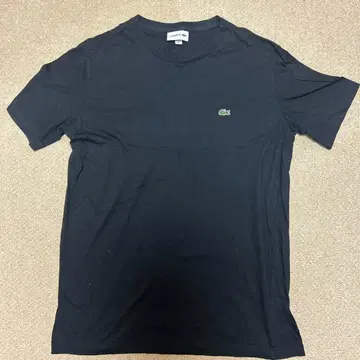 라코스테 LACOSTE 반팔 T셔츠 악어 로고 블랙 남성용 상의