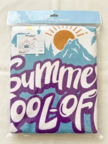 도쿄 디즈니 리조트 후드 부착 타월 Summer Cool Off