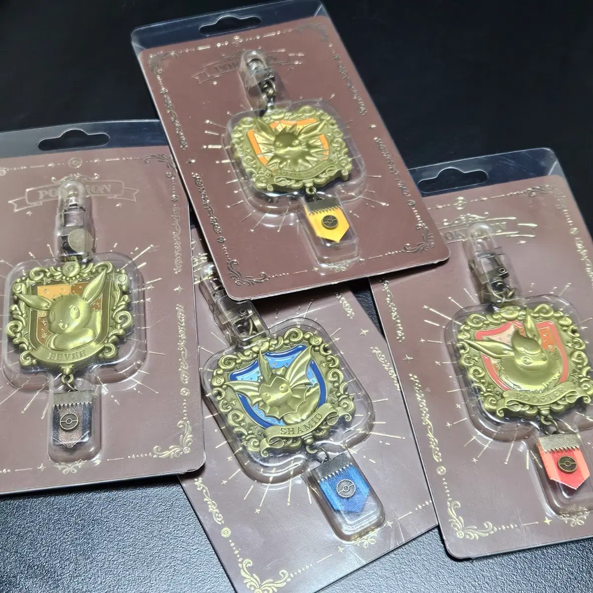 포켓몬 ETERNAL ANTIQUE METAL 이브이 시리즈 메탈 키링 정품