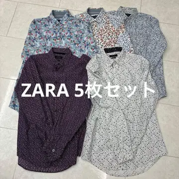 ZARA 긴팔 셔츠 슬림핏 M, L 사이즈 5개 세트