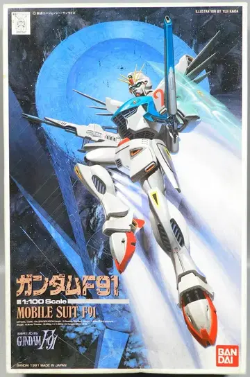반다이 1/100 스케일 건담 F91 건담 F91/우편 5자리/ST(0) 5
