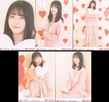 노기자카46 WEBSHOP 한정판 츠츠이 아야메 2020.Valentine 5장 컴프