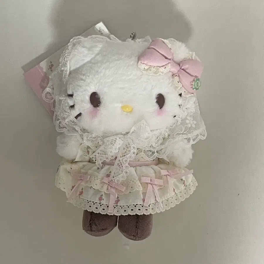 산리오 헬로키티 포레스트 레이스 마스코트 인형 키링