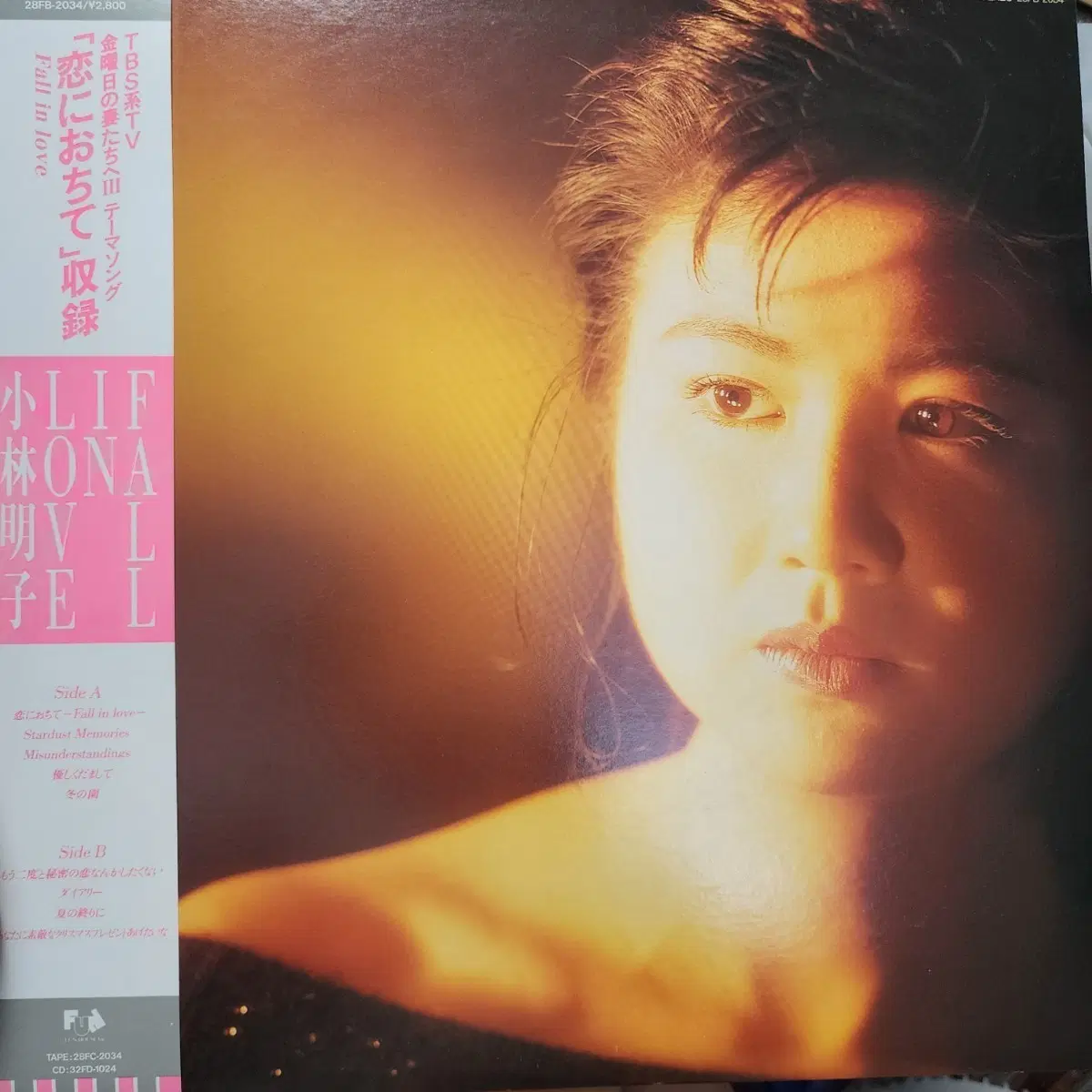 시티팝 고바야시 아키코 Akiko Kobayashi FALL IN LOVE LP