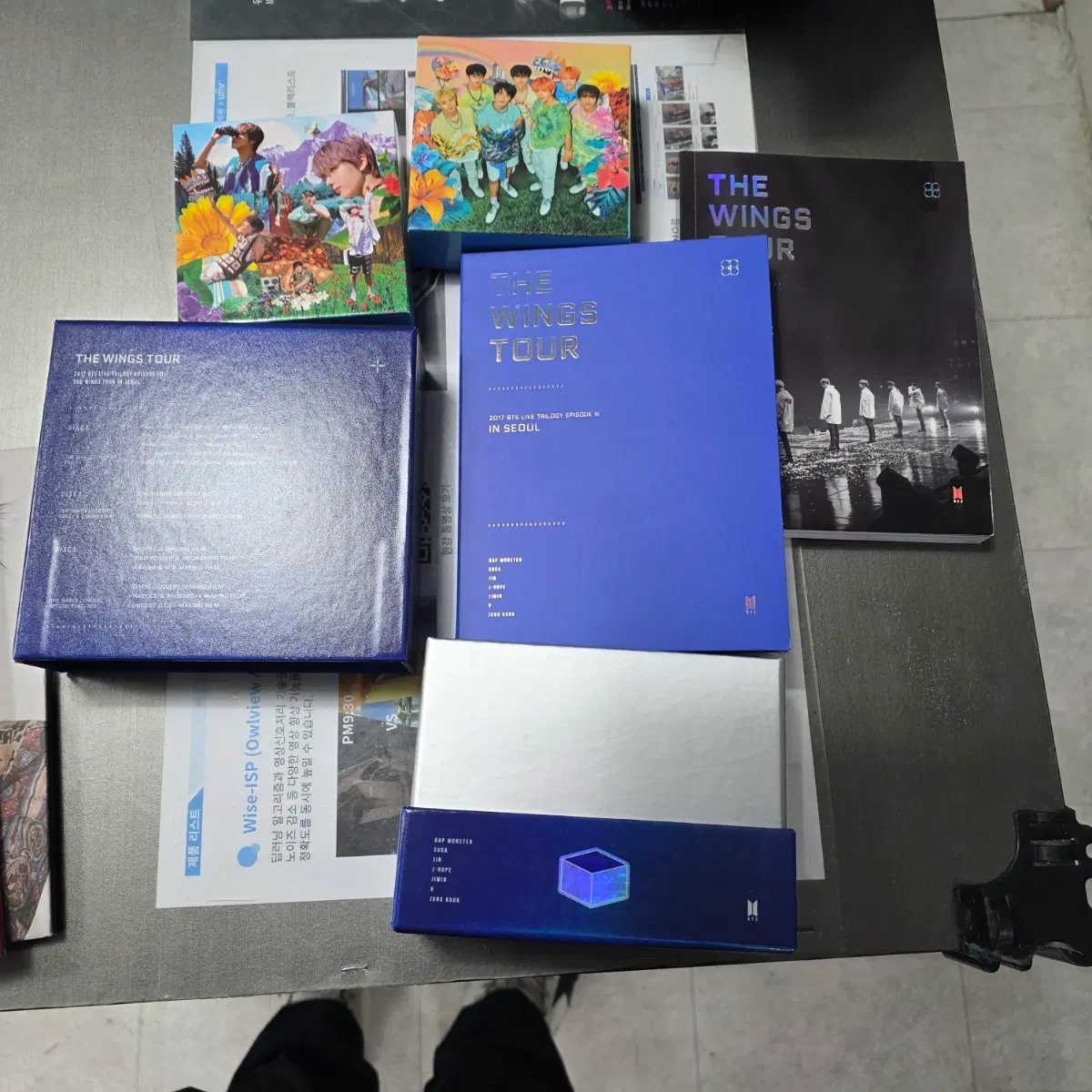방탄소년단 WINGS TOUR DVD 3종 풀셋