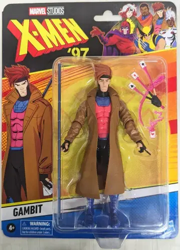 HASBRO 마블 레전드 레트로 카드백 갬빗 6인치