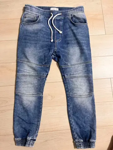 ZARA MAN 데님 조거 팬츠 리브 사양