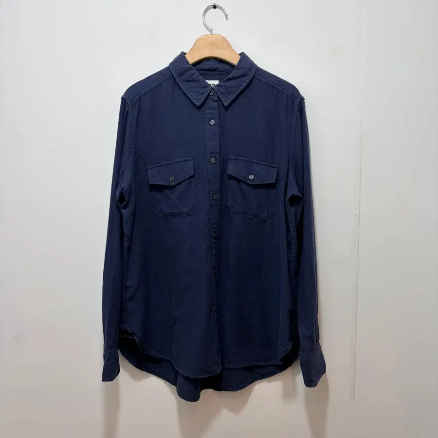 Uniqlo 유니클로 투포켓 코튼 셔츠 (여성L)