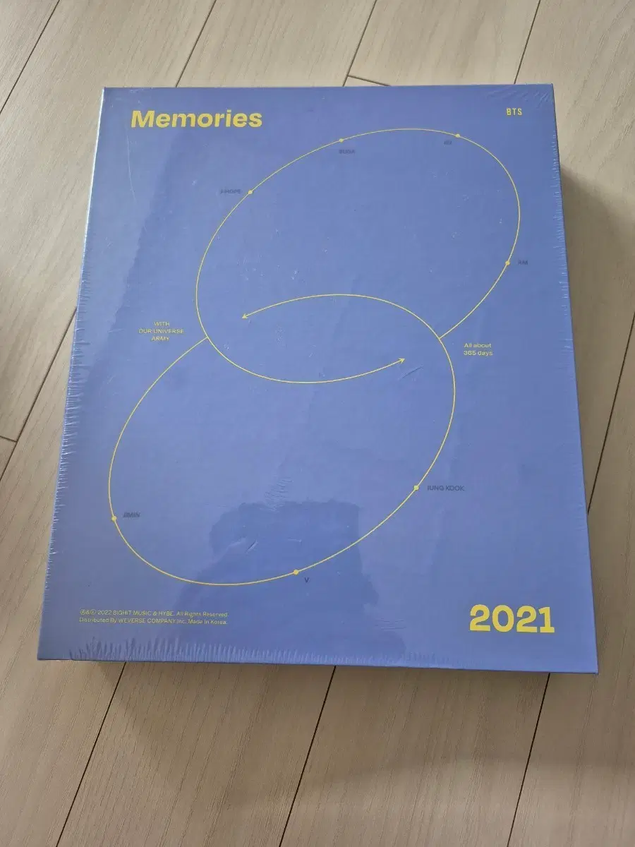 미개봉 BTS Memories 2021 DVD 택배비포함