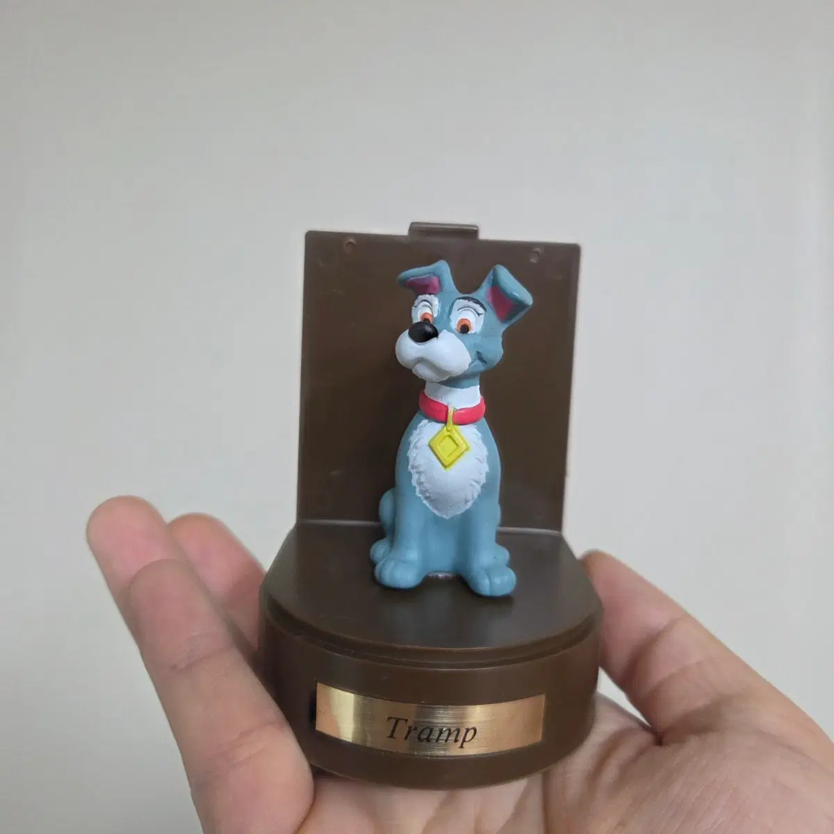 빈티지 토이 인형 고전 만화 피규어 캐릭터 디즈니 레이디와 트램프 강아지