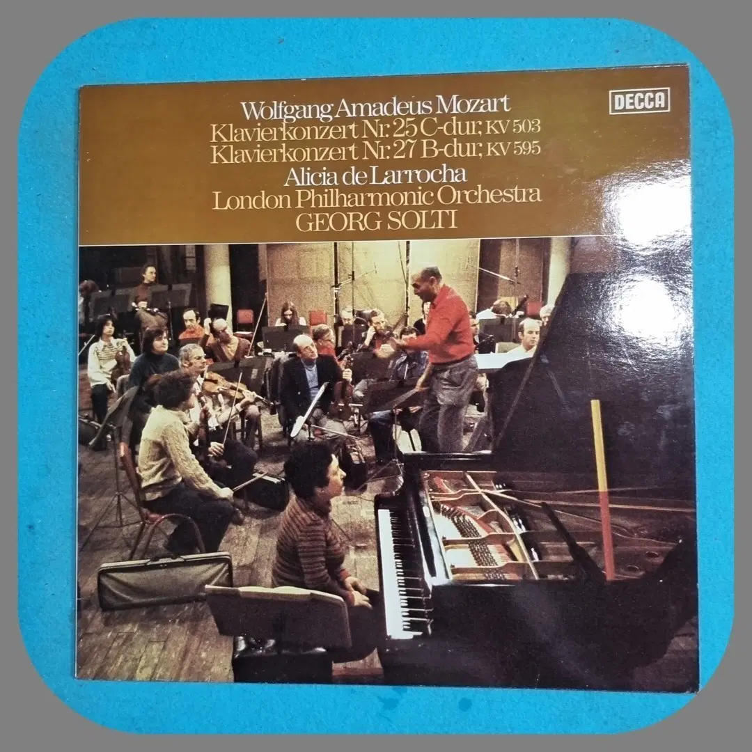 모차르트 피아노 협주곡 25번 27번 LP NM/NM