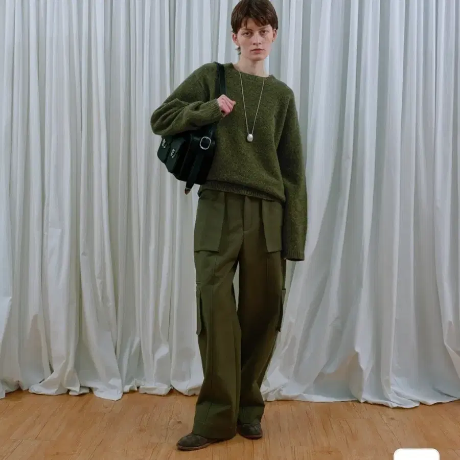 에토스 fatigue cargo pants 카고팬츠 카키 s