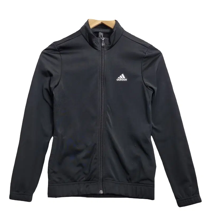 ADIDAS 아디다스 키즈 블랙 트레이닝 집업 자켓 [150] 초등학생 트랙자켓