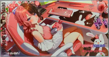 버추얼 엔터테인먼트 타치바나 히나노 VSPO! GEAR 게이밍 키보드