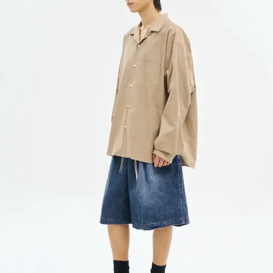 실라주 서큘러 Sillage Circular pants short - blue