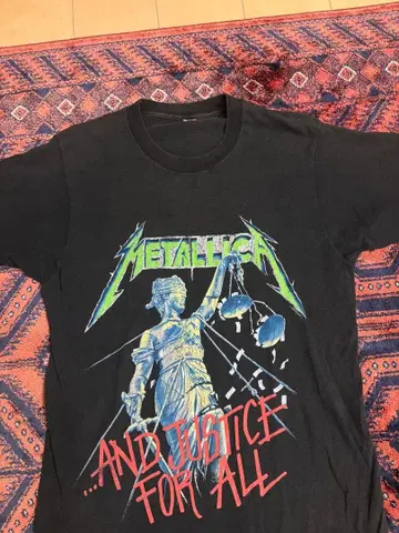 Metallica 1988 Europe Tour 티셔츠