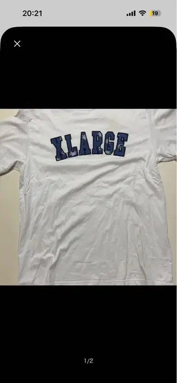 XLARGE T셔츠 페이즐리 무늬