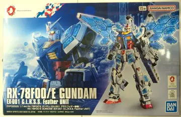 BANDAISPIRITS 1/144 스케일 오사카 간사이 만박 GUNDAM NEXT FUTURE PAVILIO RX-78F00/E 건담 (EX-001 글래스 페더 장비)