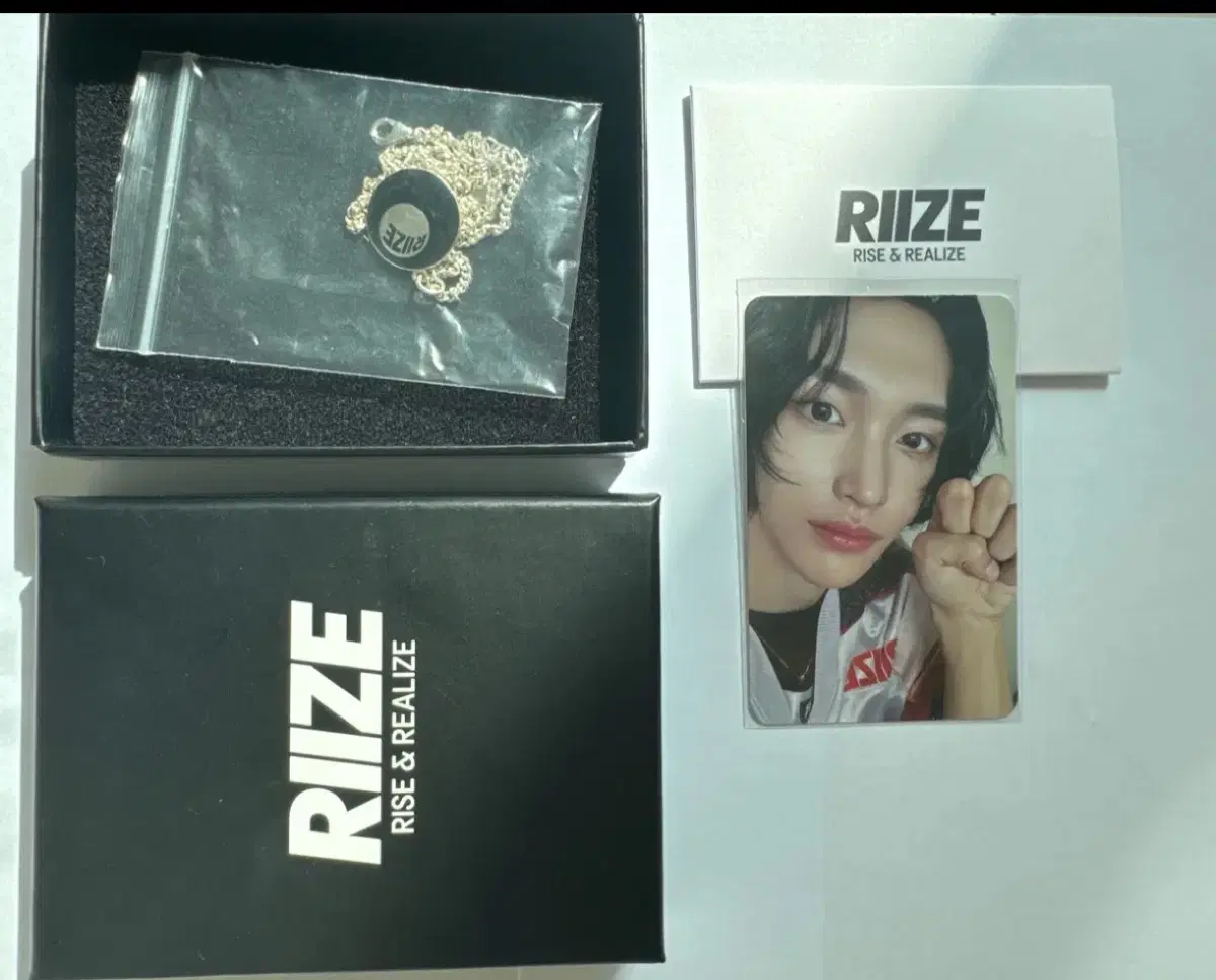 라이즈 목걸이 + 원빈 포카