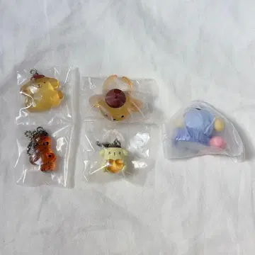 폼폼푸딩 가챠가챠 4개 세트