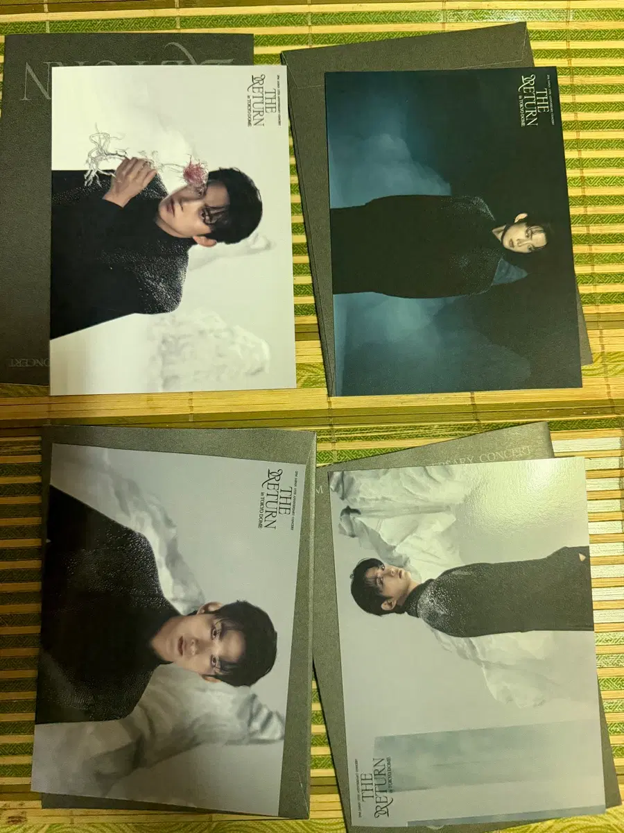 2pm 택연 리턴 일본 랜덤 트레이딩카드 4매