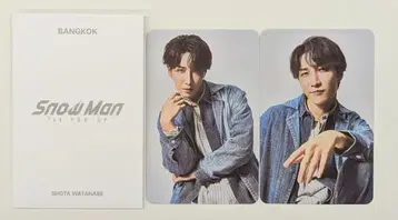 SnowMan 1st POP-UP 와타나베 쇼타 포토 카드 팩 D