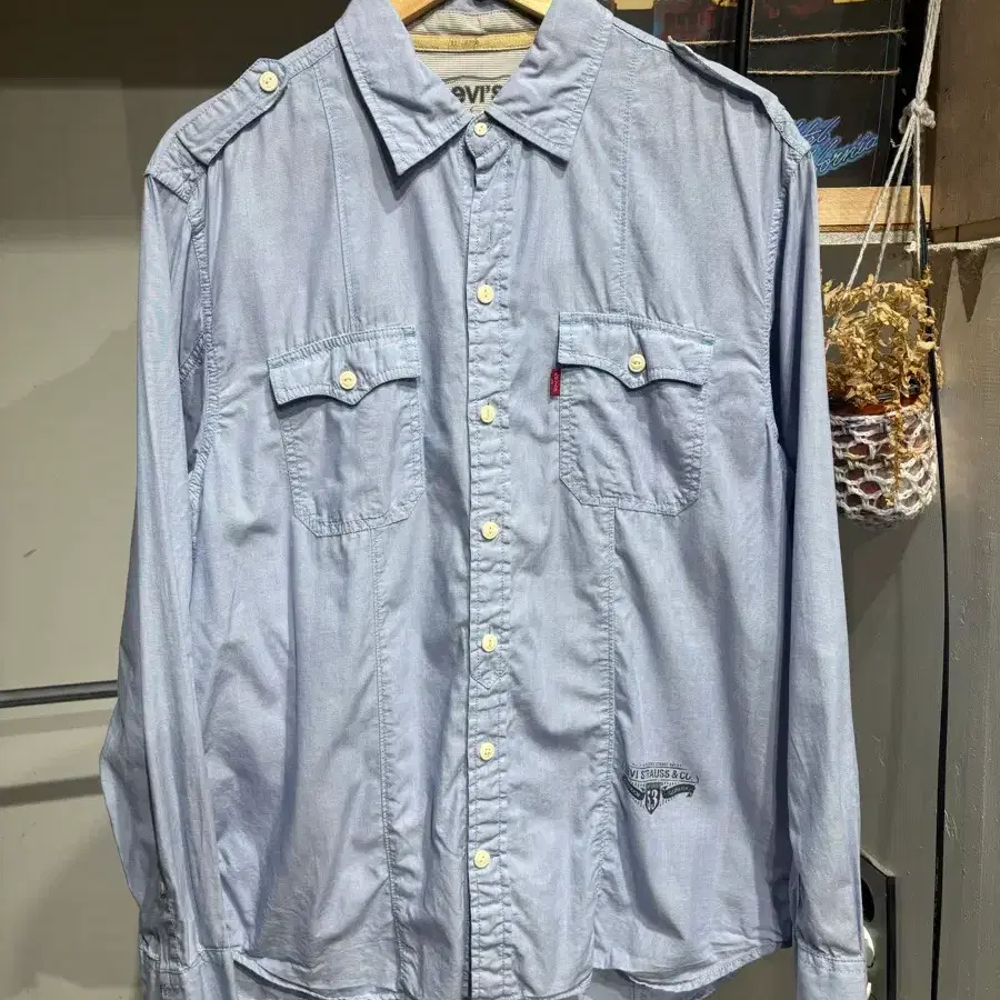 Levis Red Tab 빈티지 체크 워크 셔츠