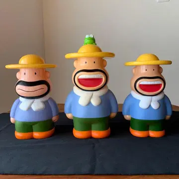 메이지 컬 아저씨 저금통 3체 세트