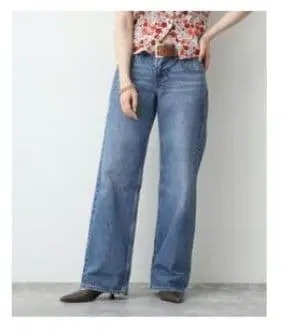 SLOBE IENA LEVIS 로우라이즈 루즈핏 데님
