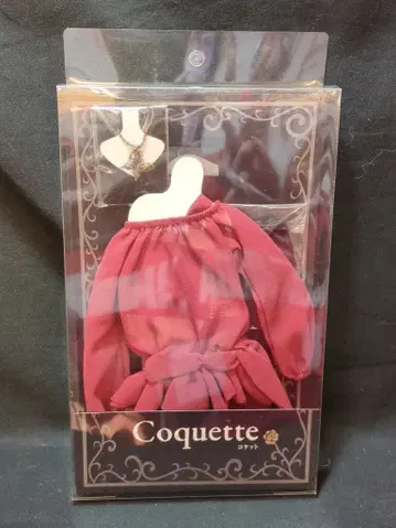 아존 Coquette 27-29cm 인형 사이즈 의상 Ouh lala 와인