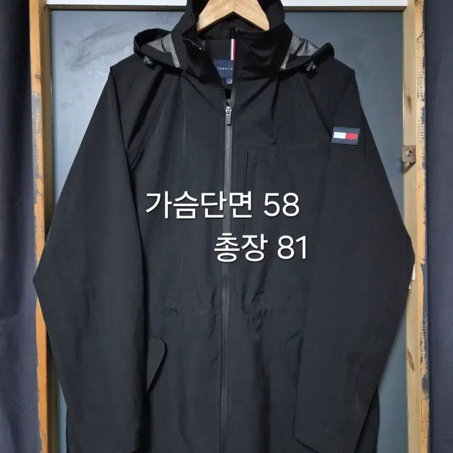 M 고어택스)타미힐피거 바람막이 블랙