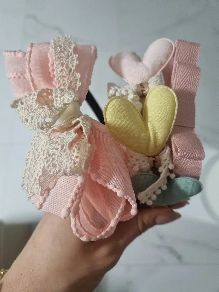 아기 머리띠 3개 일괄 새상품