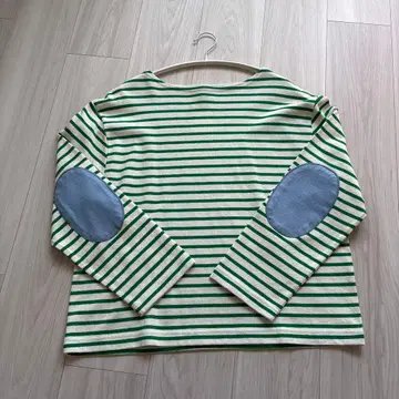 새상품 [ BEAMS BOY ] 엘르 패치 보더 티셔츠 F