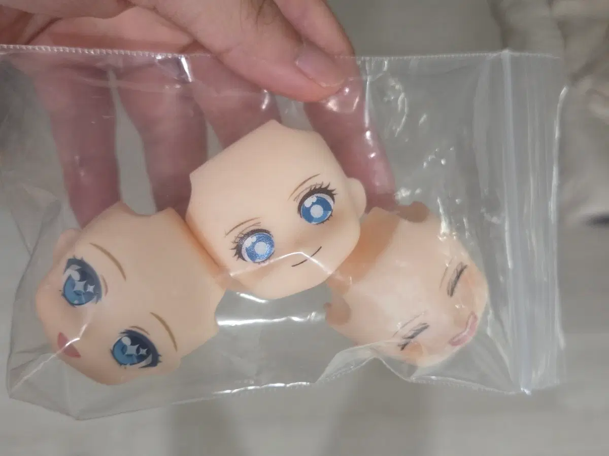 넨도로이드 [485]  클로에 르메르 얼굴 파츠 포함 3개 일괄