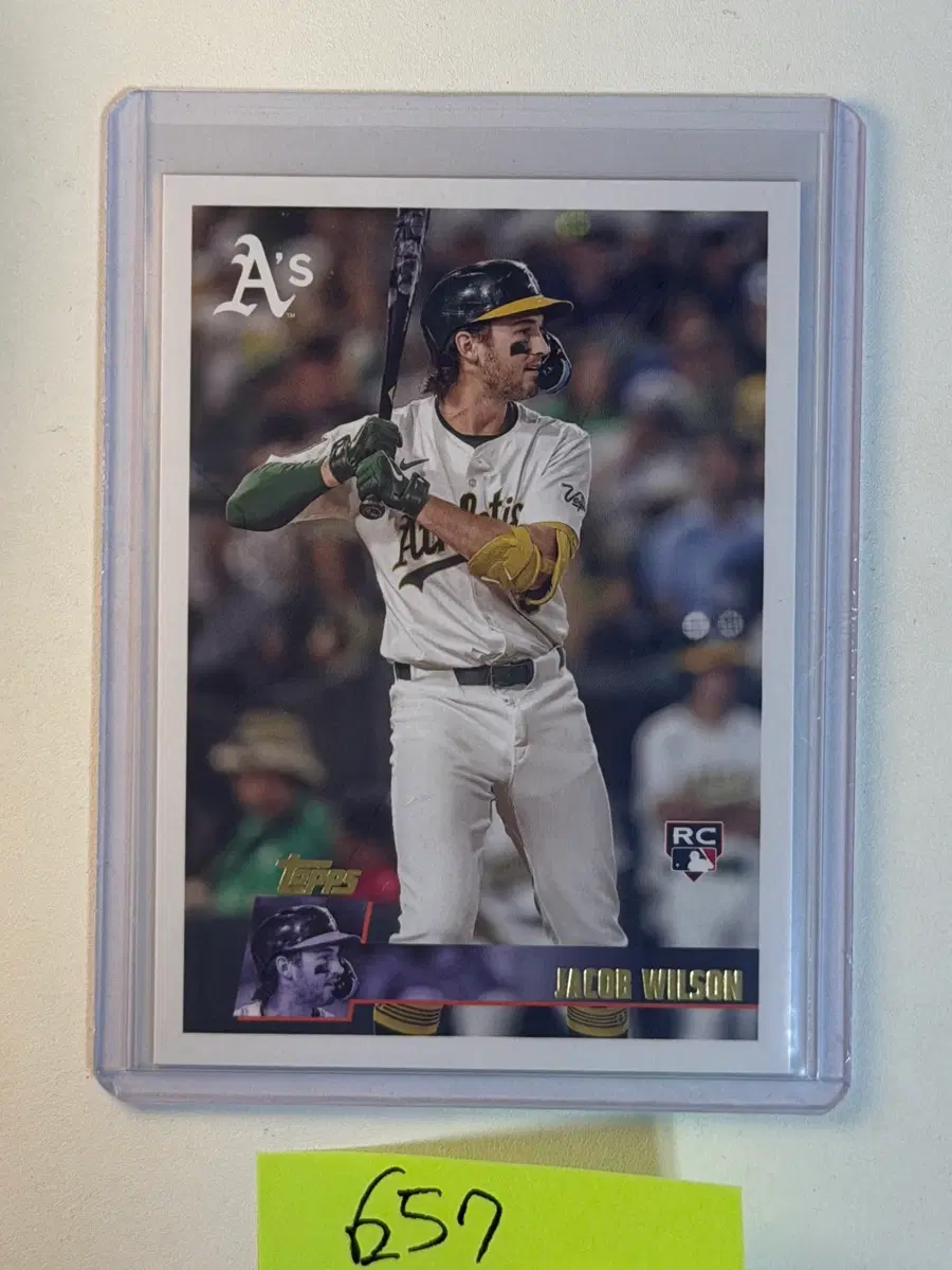 제이콥 윌슨 RC Topps MLB 야구카드
