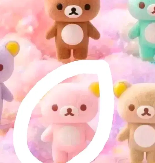 리락쿠마 샤베트 피규어 핑크 판매